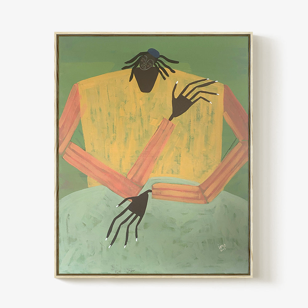 Painting by Ibi Meier-Oruitemeka