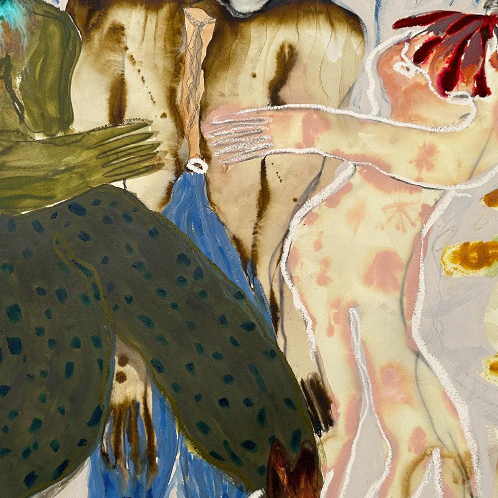 Painting by Caroline Pinney