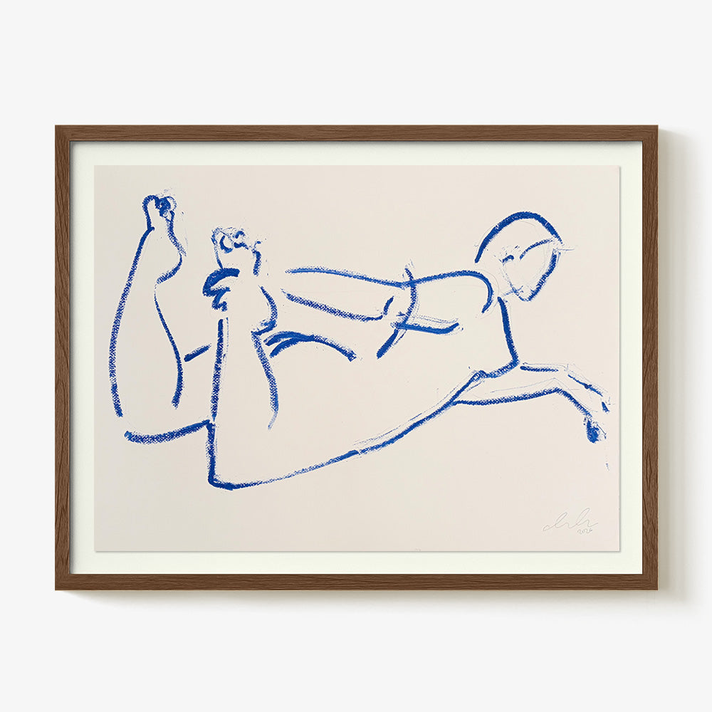 Oil Stick Nude in Cobalt II