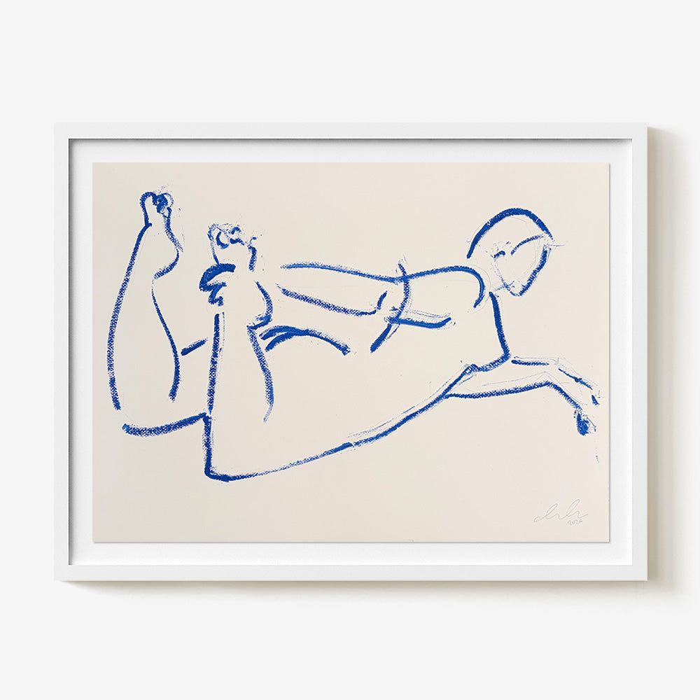 Oil Stick Nude in Cobalt II