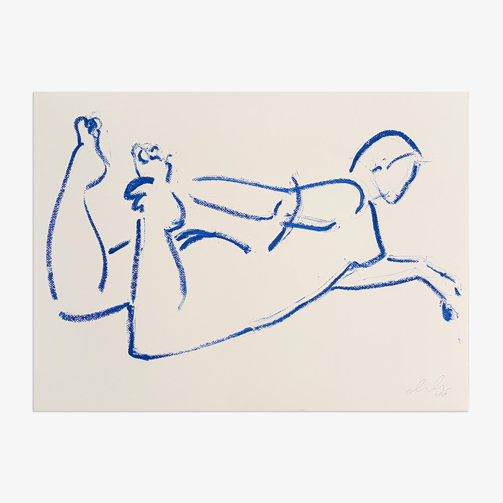 Oil Stick Nude in Cobalt II