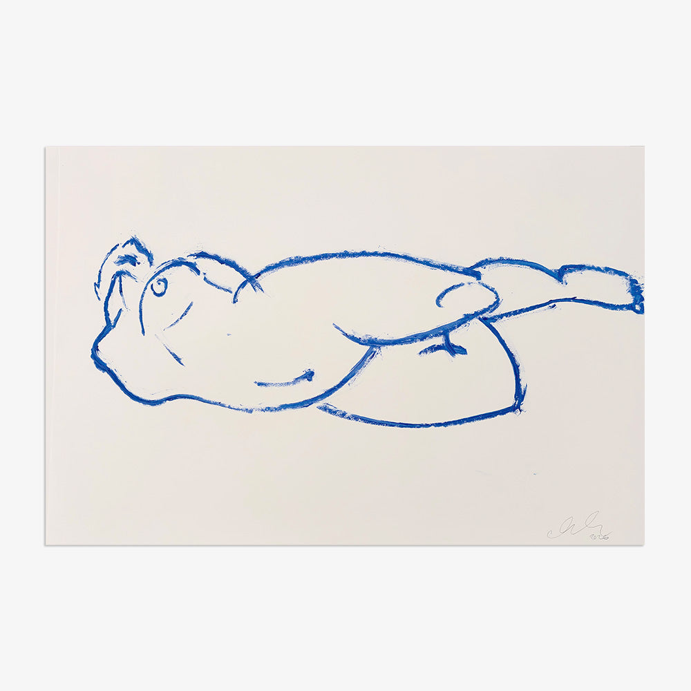 Oil Stick Nude in Cobalt IV