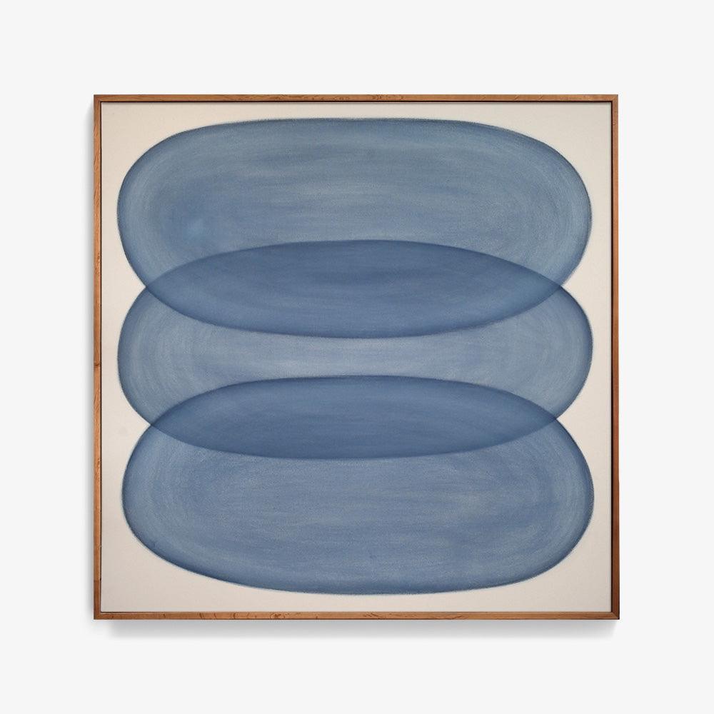 Ovals In Deep Blue no. 6