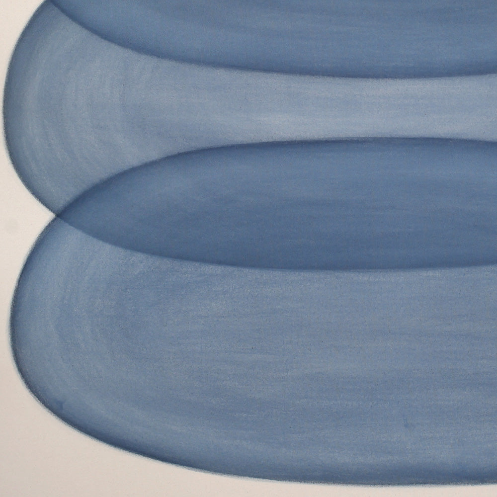 Ovals In Deep Blue no. 6