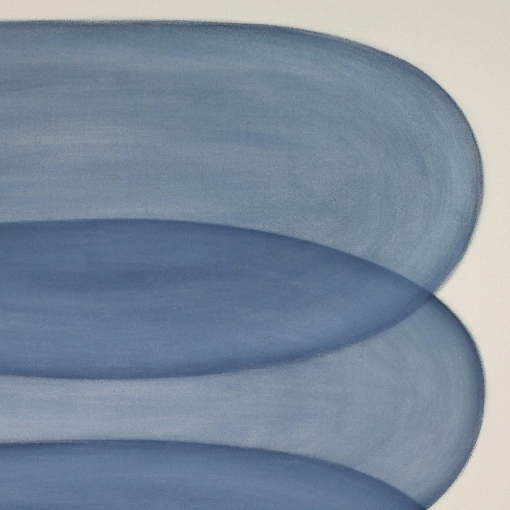 Ovals In Deep Blue no. 6