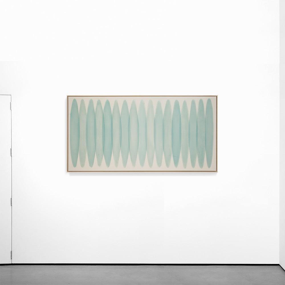 Ovals in Aqua n.10 , Painting by Ovals in Aqua n.10 Tappan