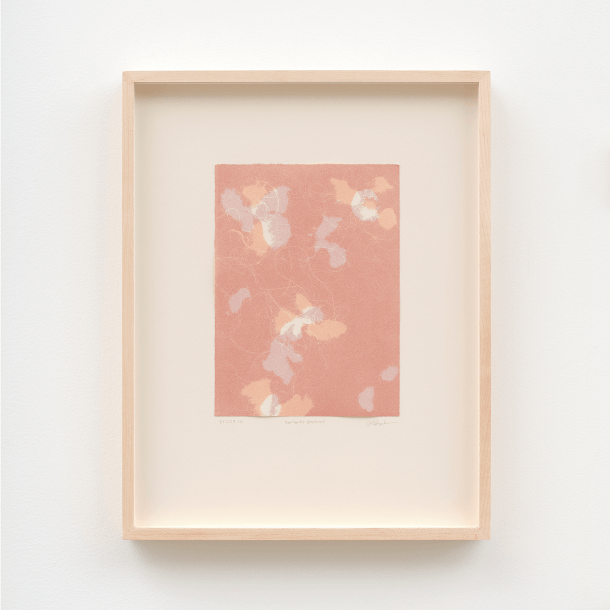 Study (Romantic Gestures) 15 , Print by Study (Romantic Gestures) 15 Tappan