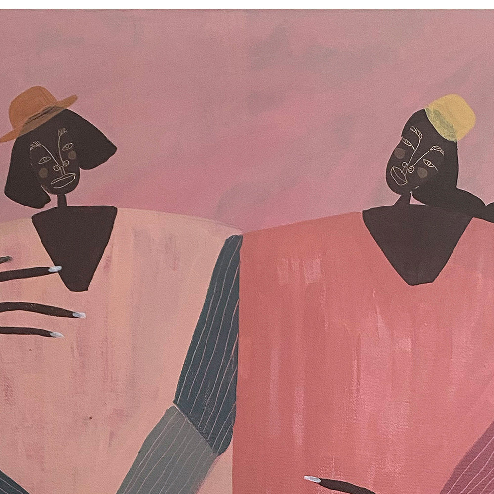 Painting by Ibi Meier-Oruitemeka