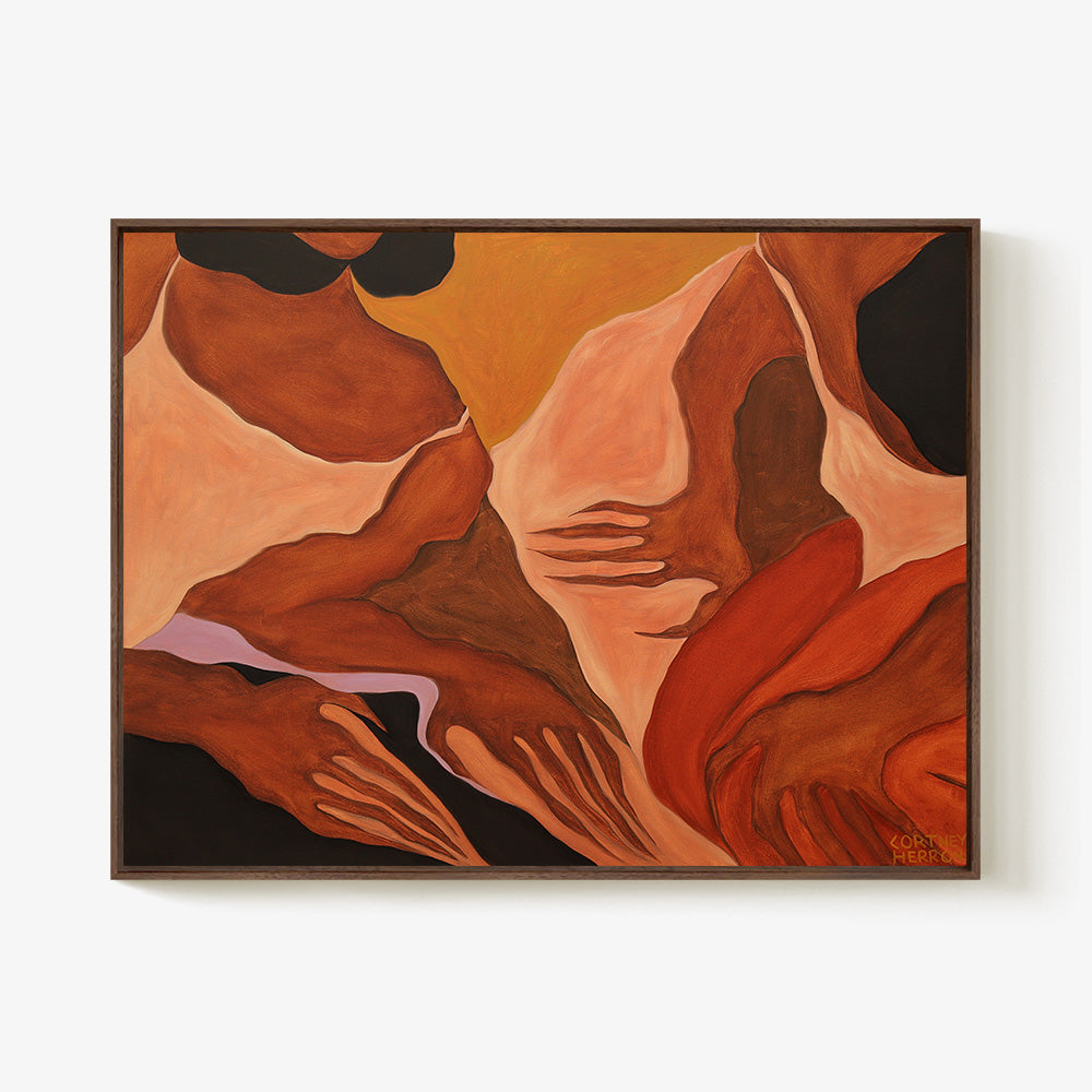 Painting by Cortney Herron