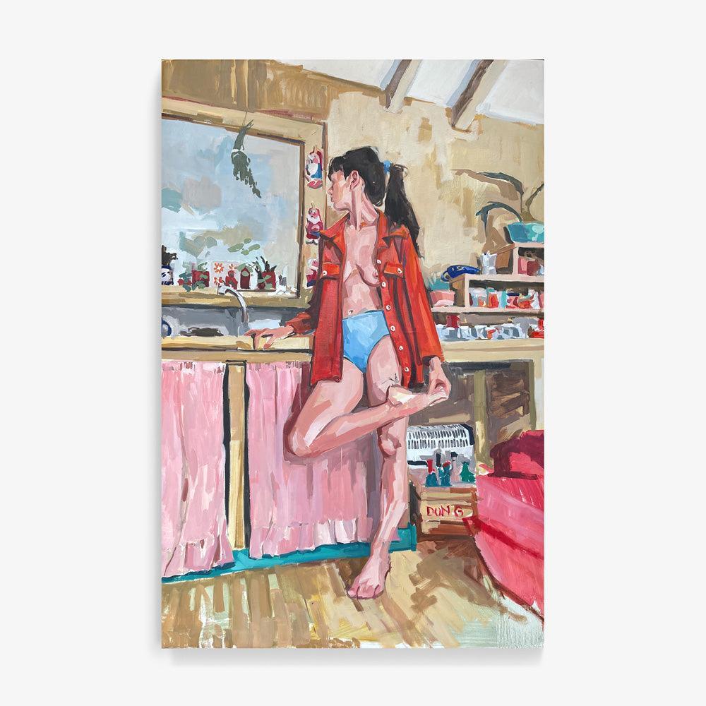 Painting by Lola Erhart