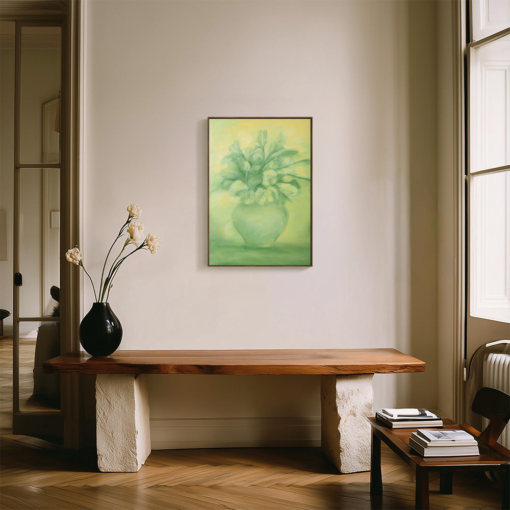 Still Life Green and Yellow