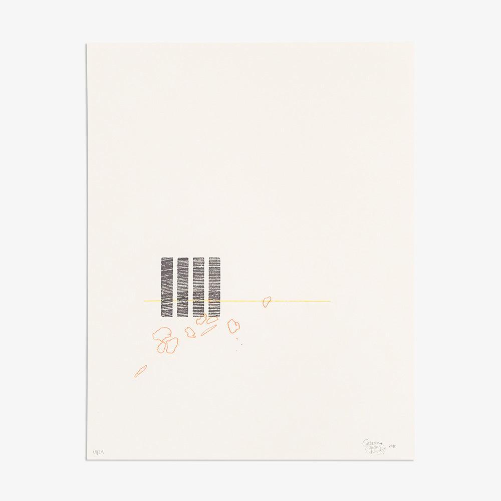 Subtle Rhythms #1 (bright white paper)