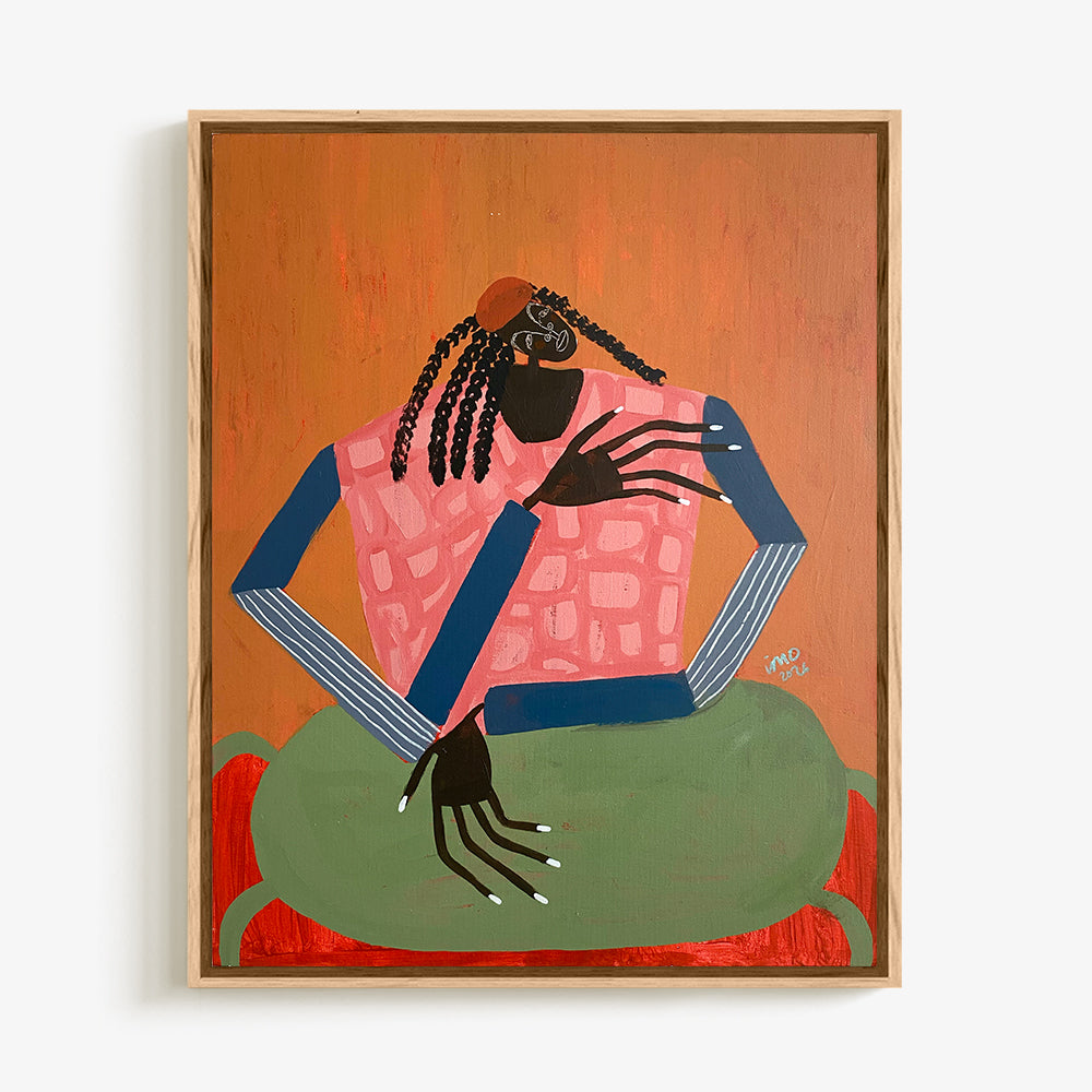 Painting by Ibi Meier-Oruitemeka