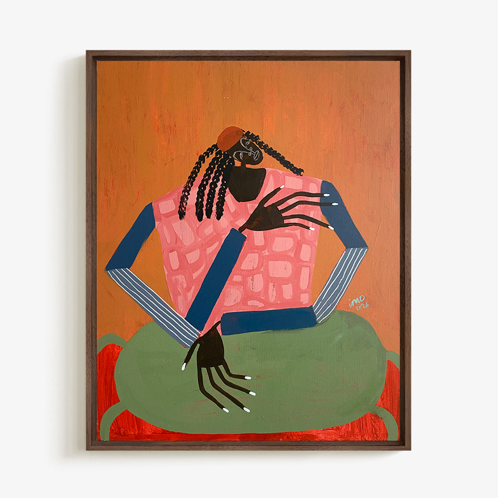 Painting by Ibi Meier-Oruitemeka