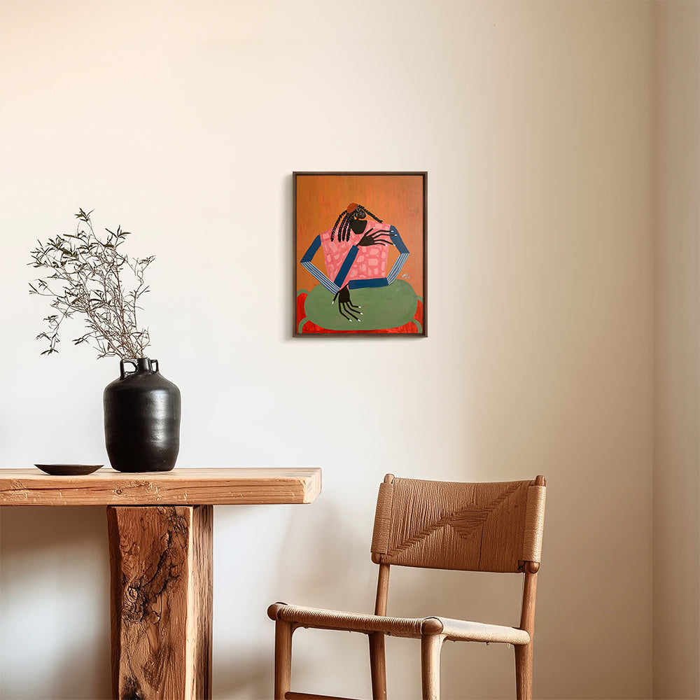 Painting by Ibi Meier-Oruitemeka