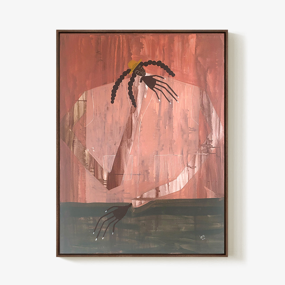 Painting by Ibi Meier-Oruitemeka