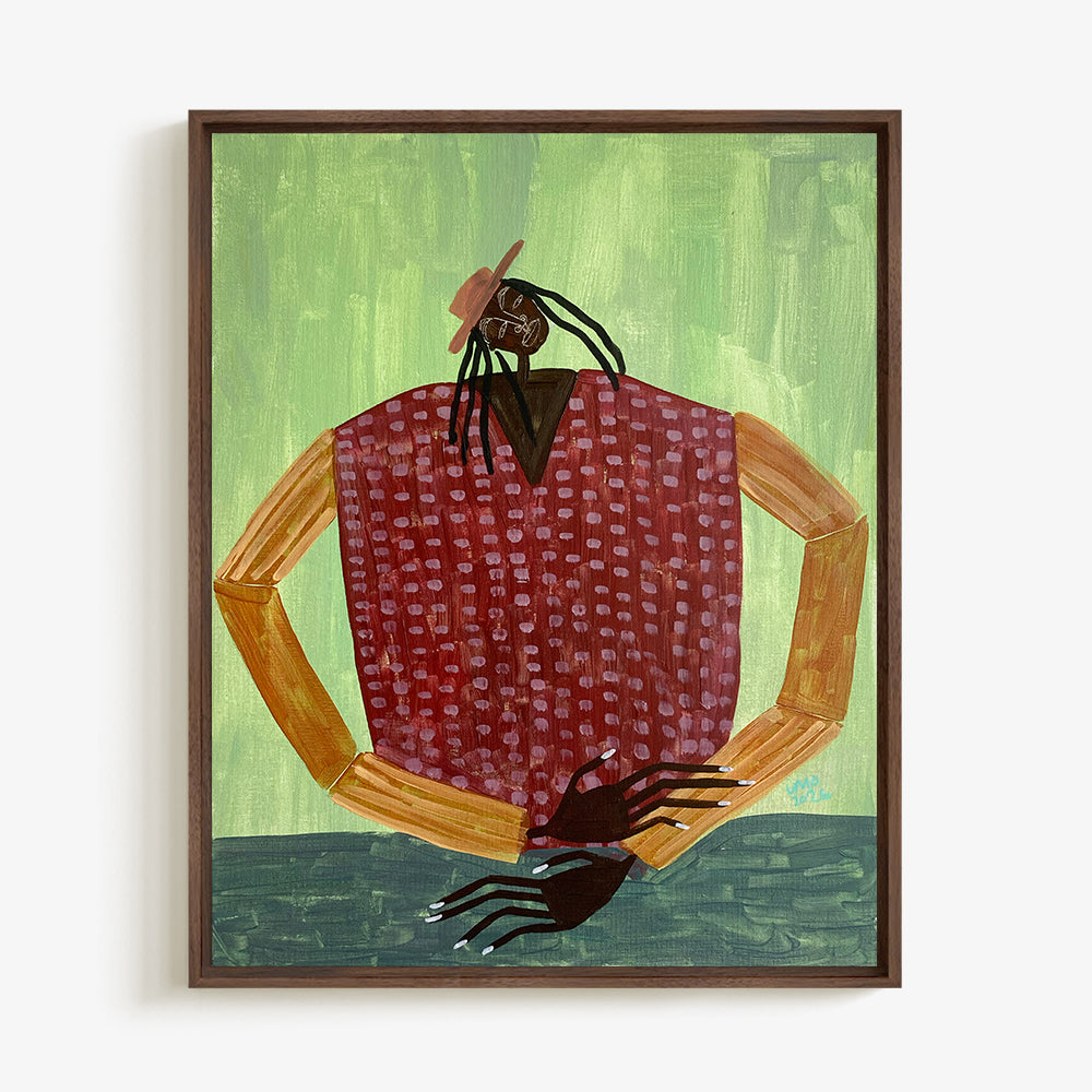 Painting by Ibi Meier-Oruitemeka