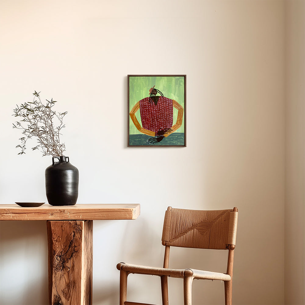 Painting by Ibi Meier-Oruitemeka