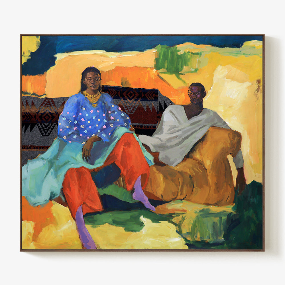 Painting by Abel Beyene