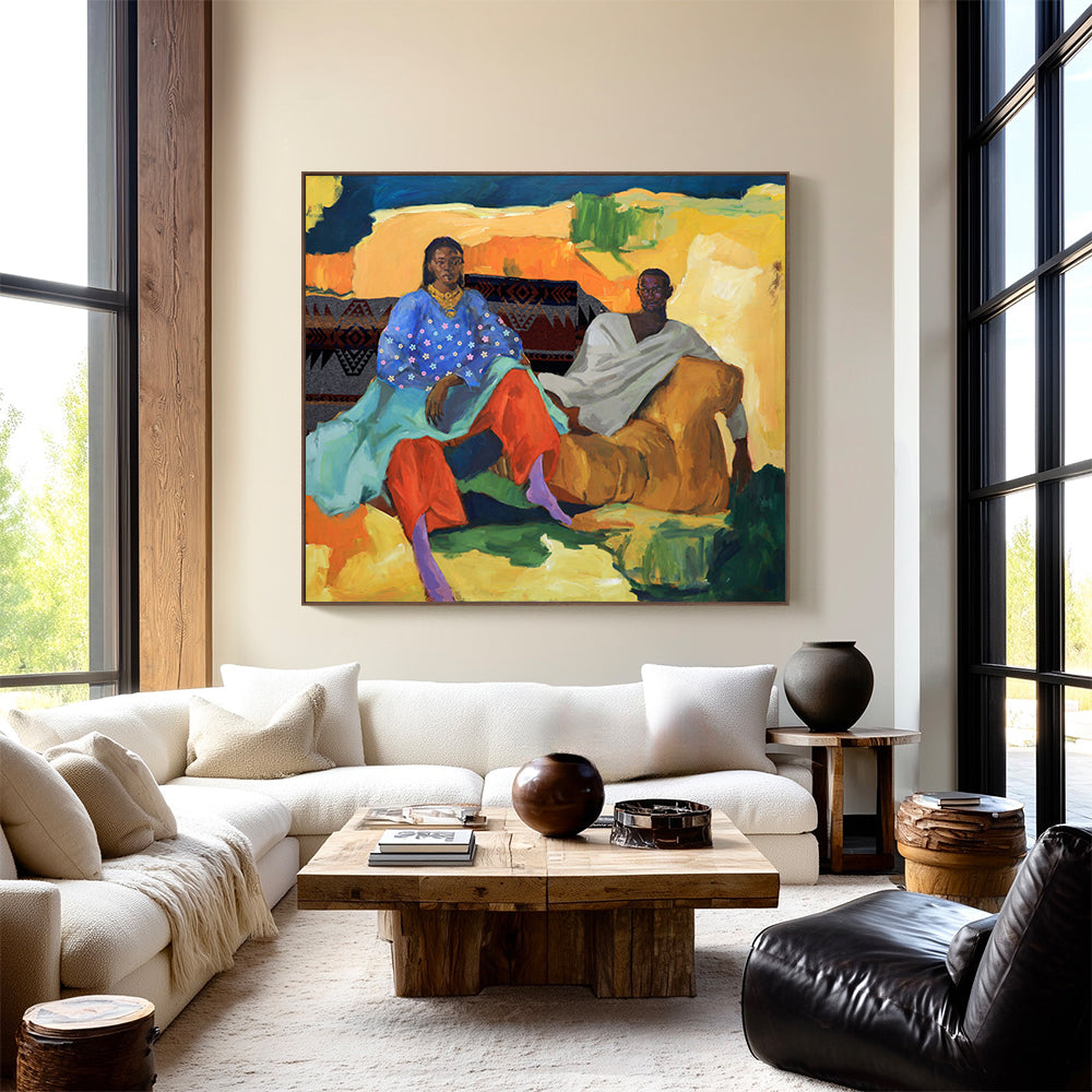 Painting by Abel Beyene