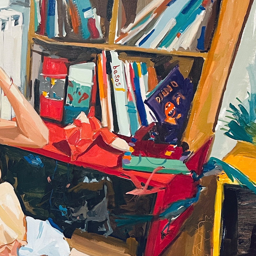 Painting by Lola Erhart