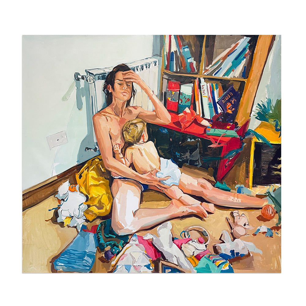 Painting by Lola Erhart