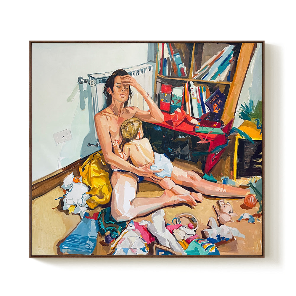 Painting by Lola Erhart