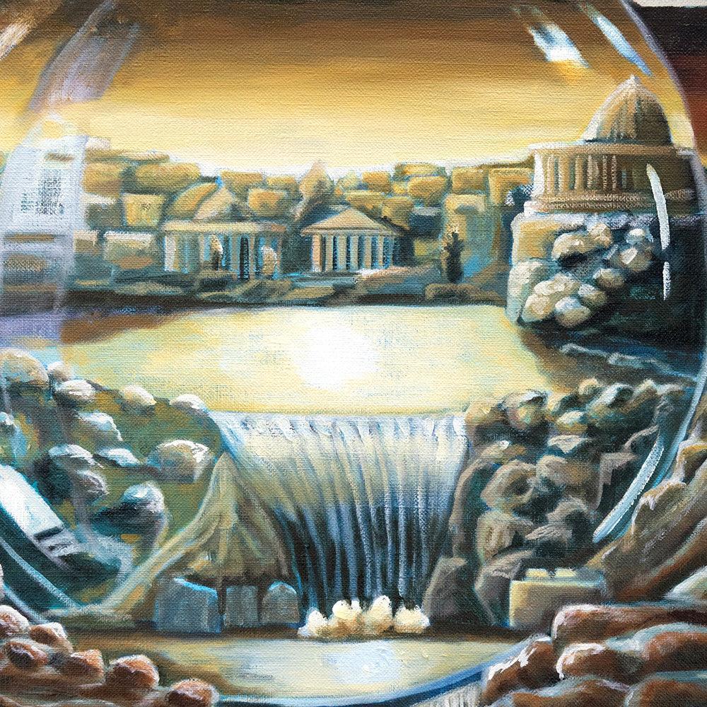 Painting by Mathew Tucker