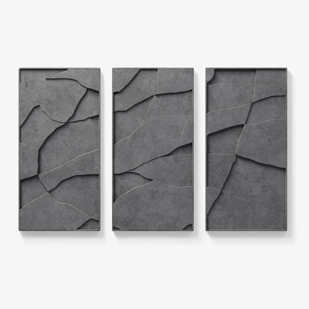 triptych no. 4 - charcoal