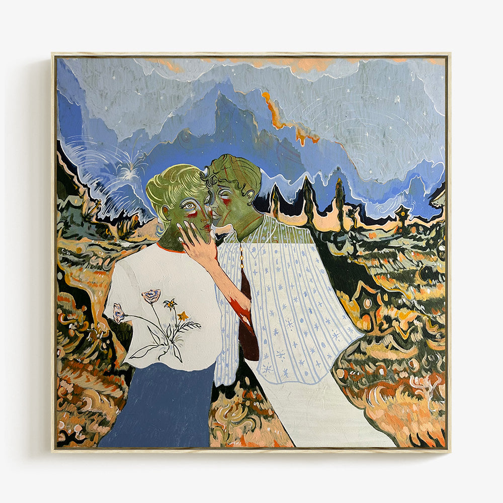 Painting by Anatole Heger