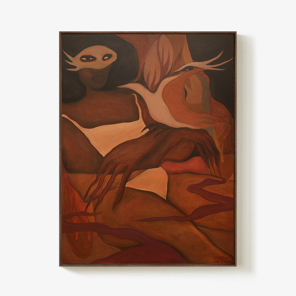 Painting by Cortney Herron