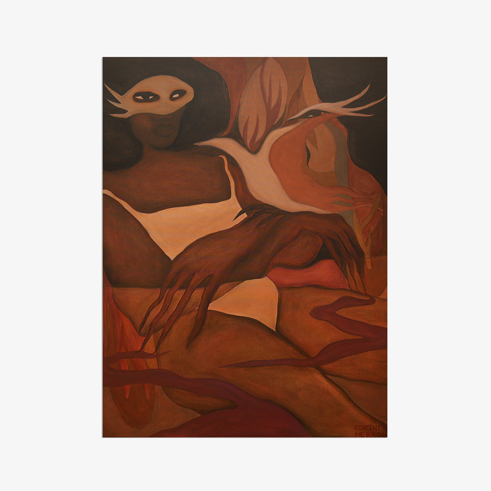 Painting by Cortney Herron