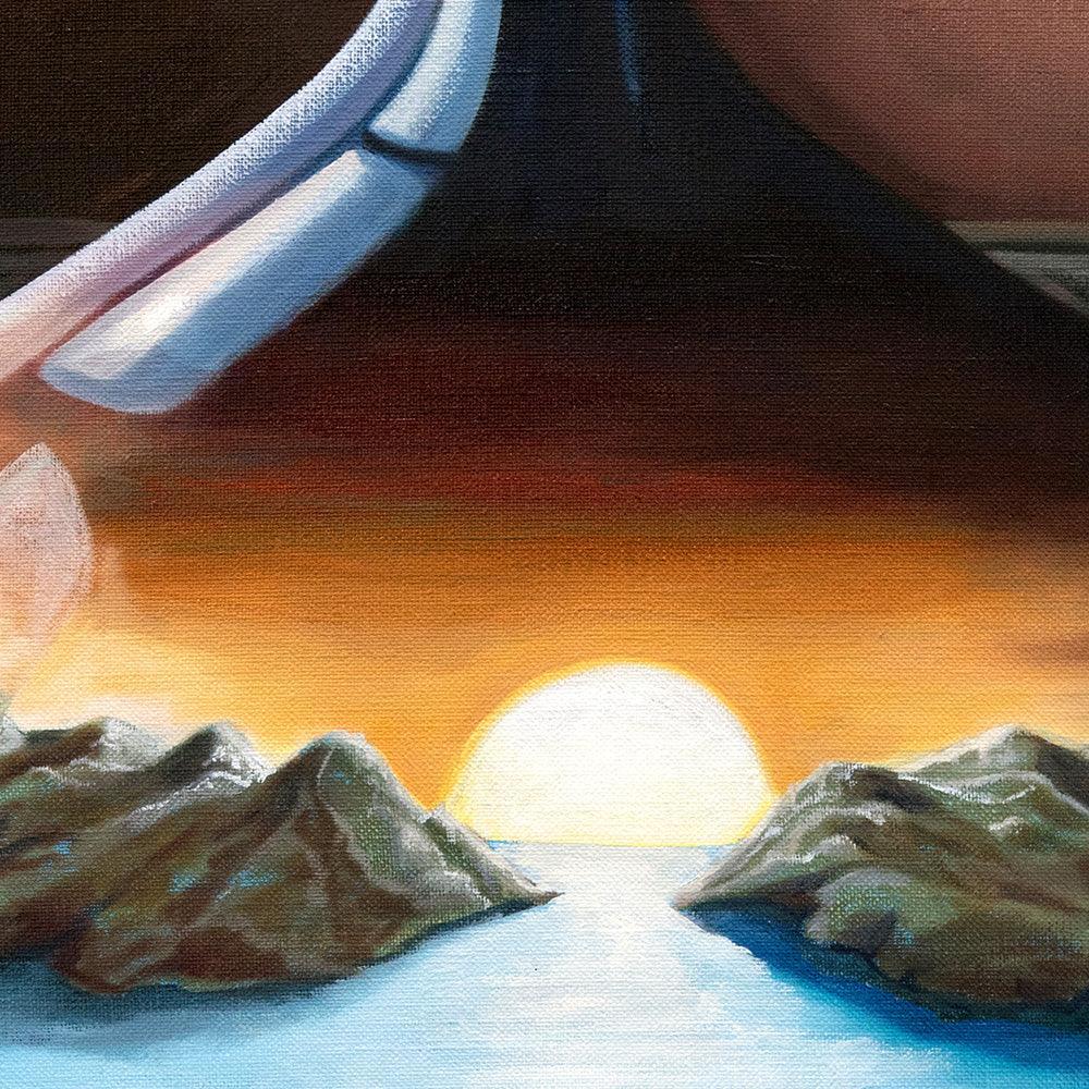 Painting by Mathew Tucker