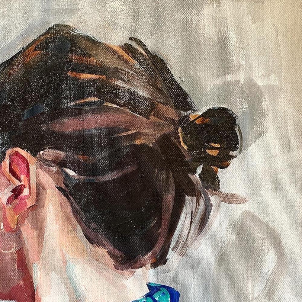 Painting by Lola Erhart