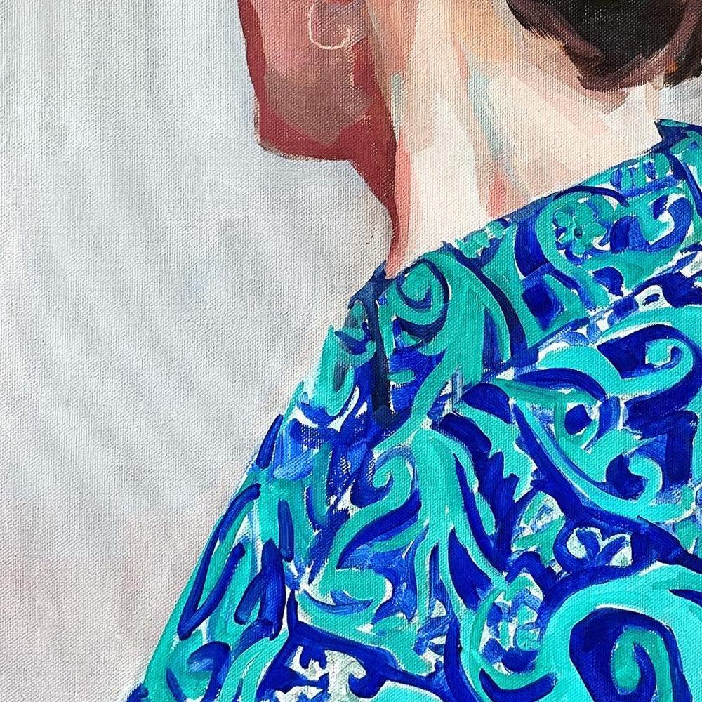 Painting by Lola Erhart