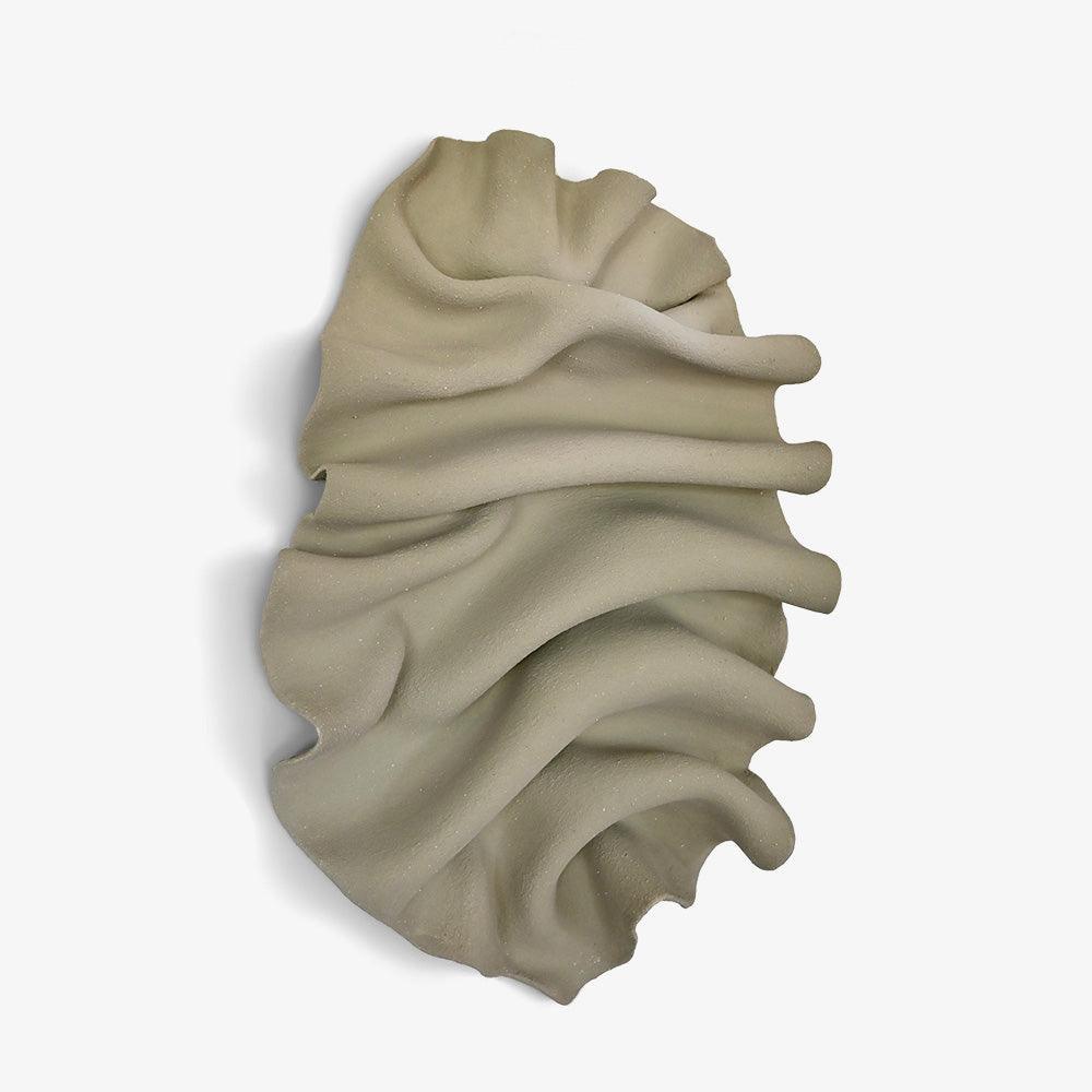 Wave Wall Sculpture (Sage)