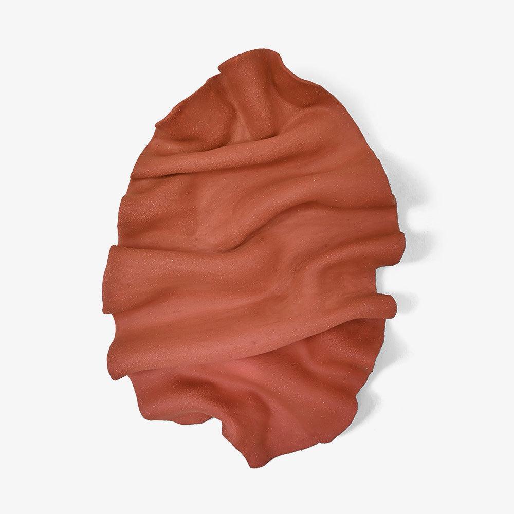 Wave Wall Sculpture (Terracotta)