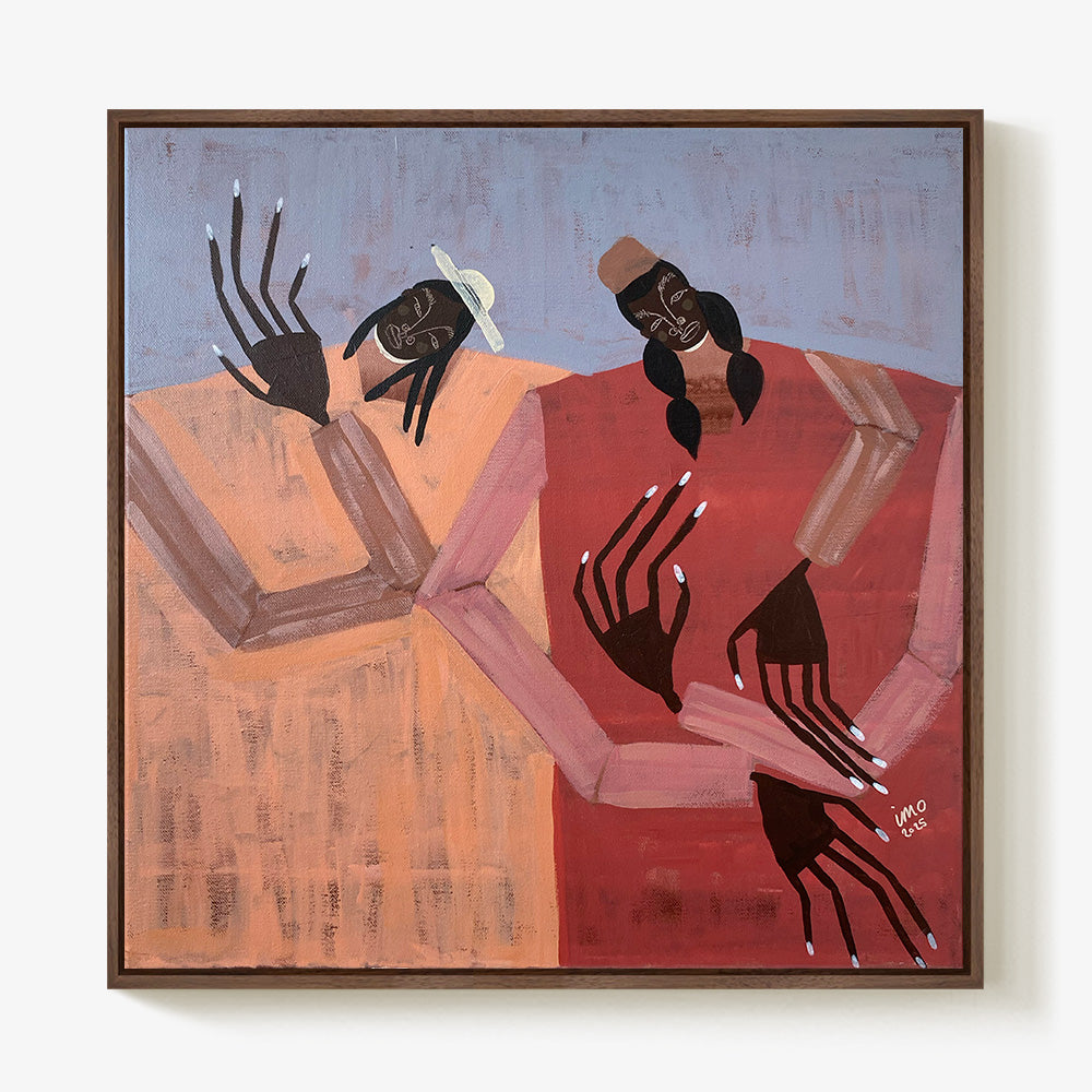 Painting by Ibi Meier-Oruitemeka