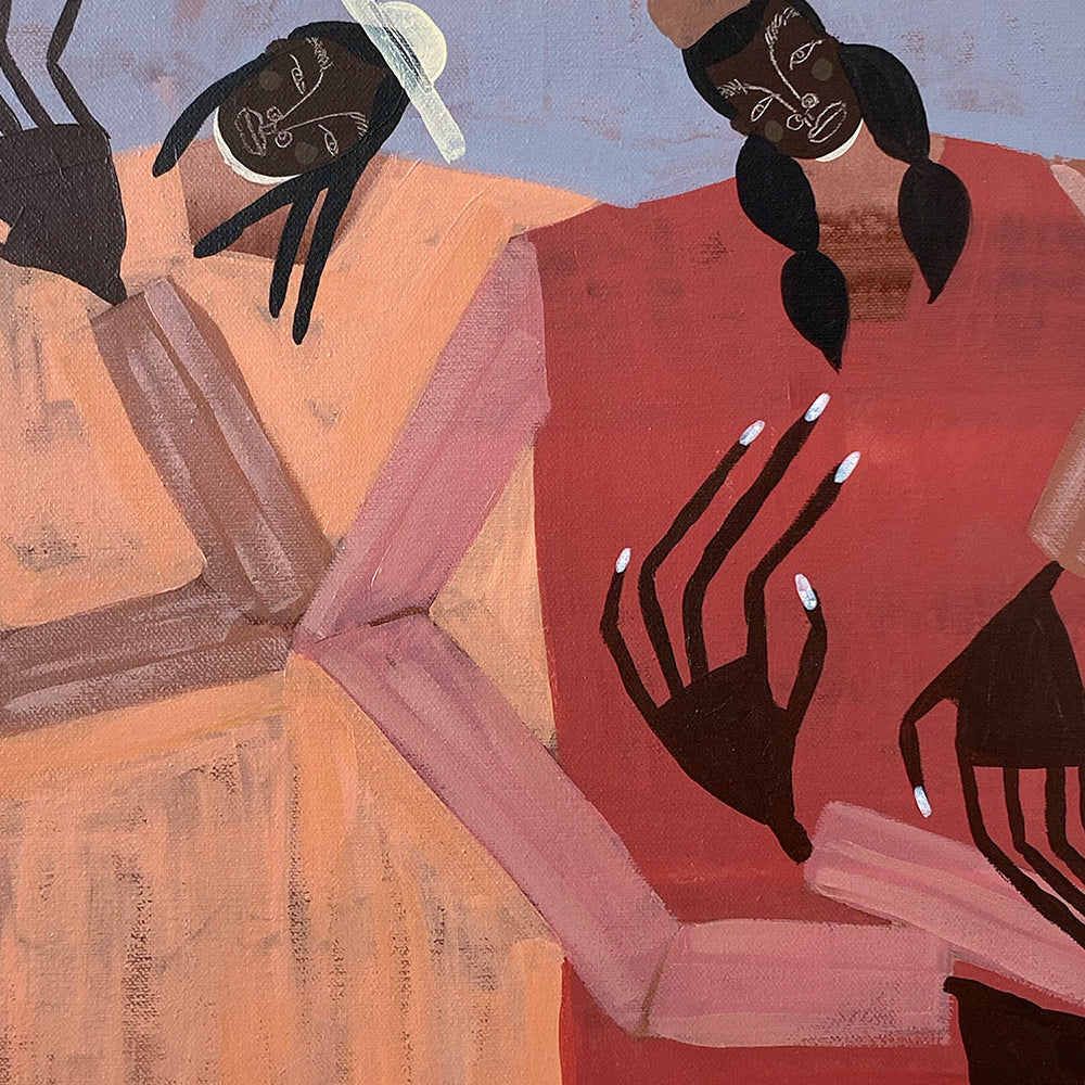 Painting by Ibi Meier-Oruitemeka