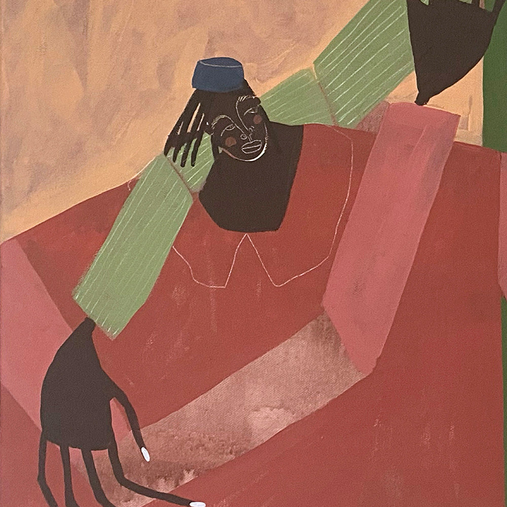 Painting by Ibi Meier-Oruitemeka