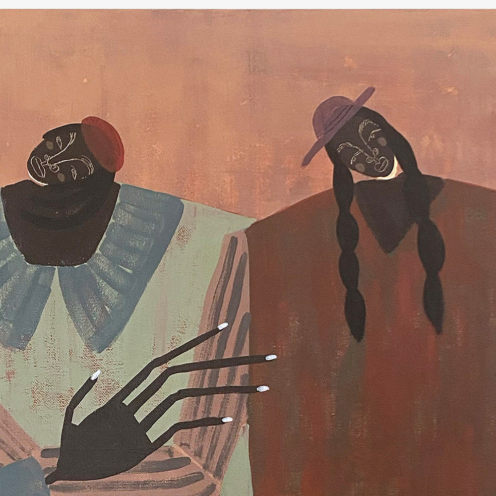 Painting by Ibi Meier-Oruitemeka