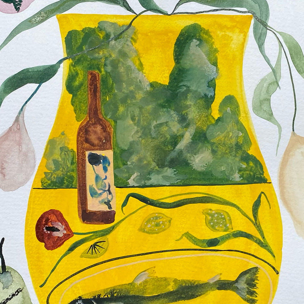 Painting by Laura Burke