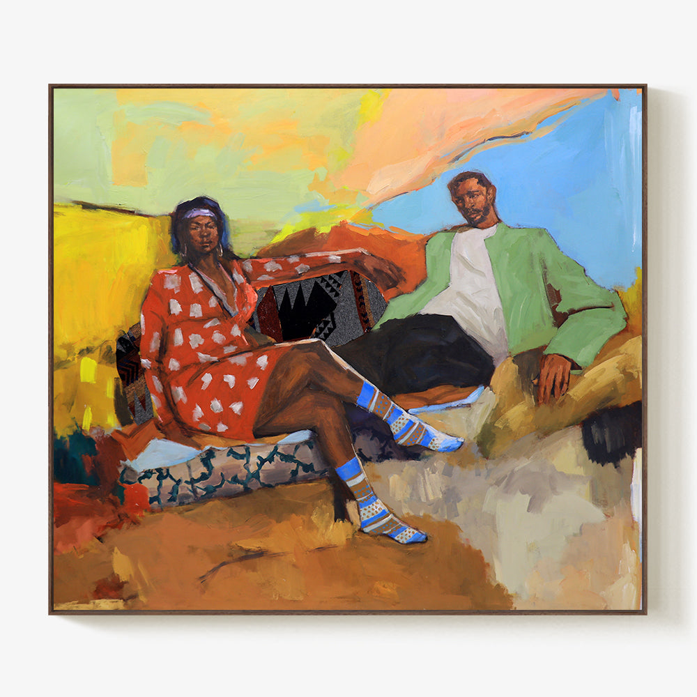 Painting by Abel Beyene