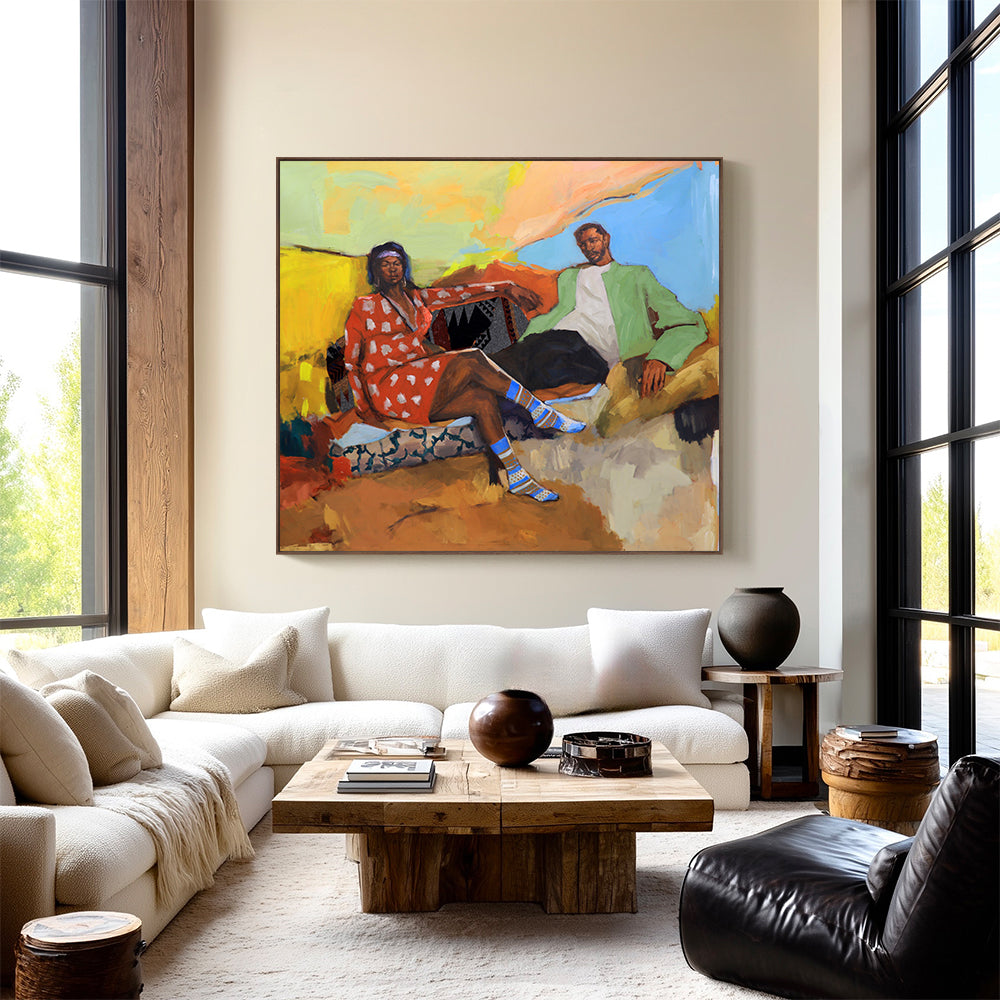 Painting by Abel Beyene