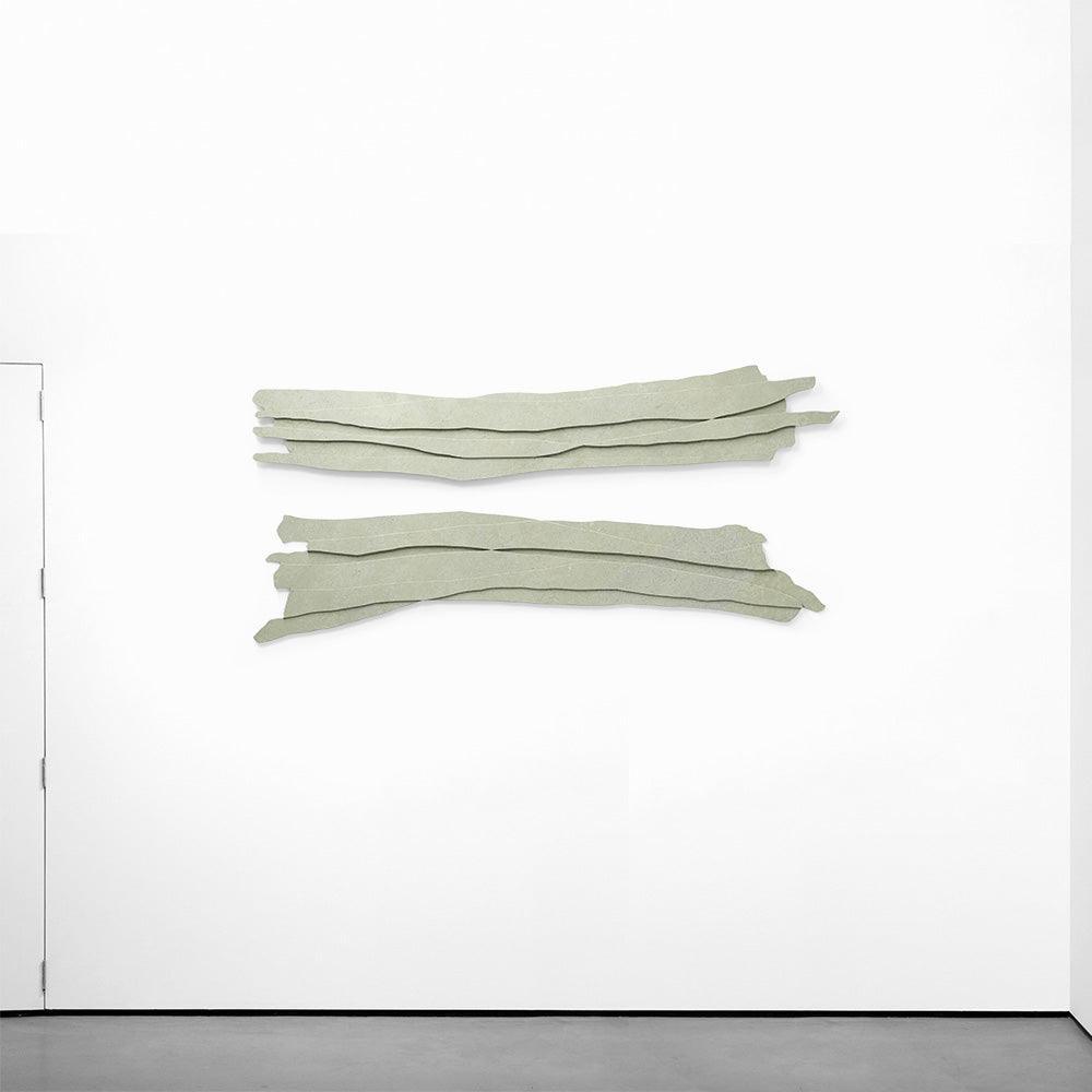 diptych no. 6 - sage , Sculpture by diptych no. 6 - sage Tappan