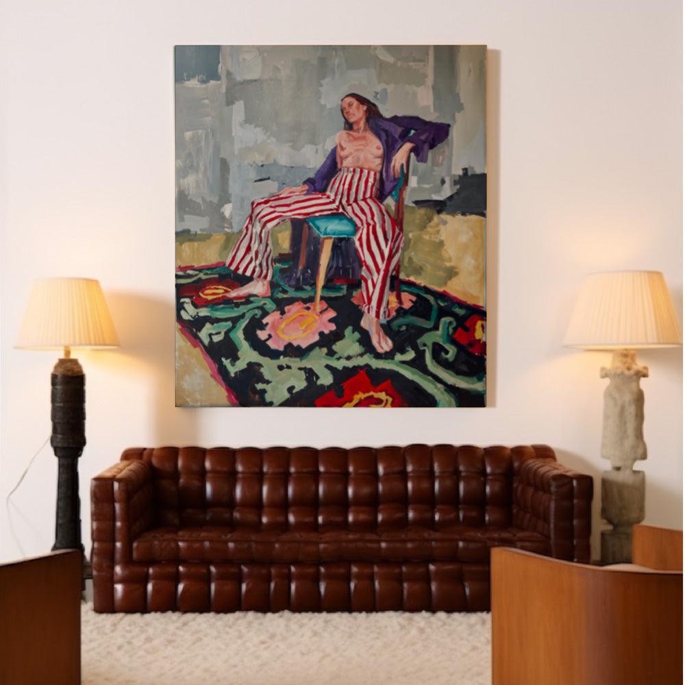 Painting by Lola Erhart