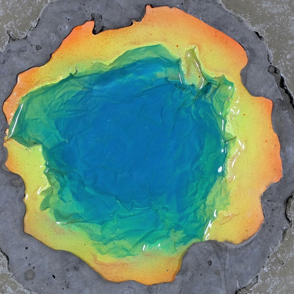 Grand prismatic spring , Sculpture by Grand prismatic spring Tappan