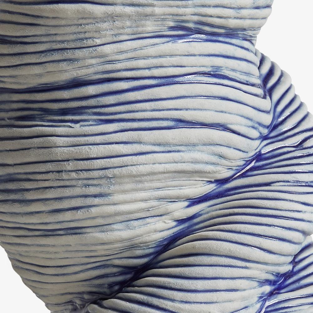 #41 Porcelain Small Vase - Blue Glaze , Sculpture by #41 Porcelain Small Vase - Blue Glaze Tappan