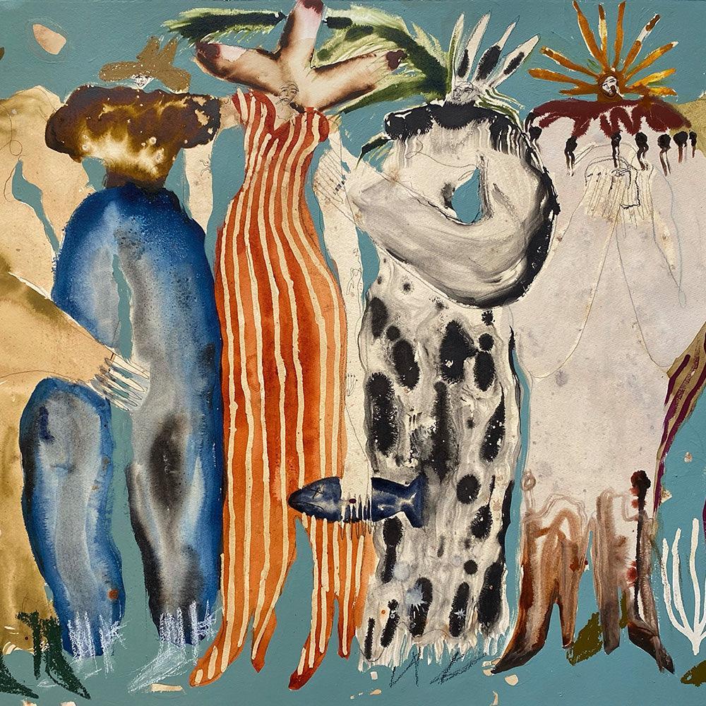 Painting by Caroline Pinney