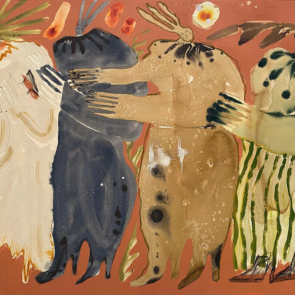 Painting by Caroline Pinney